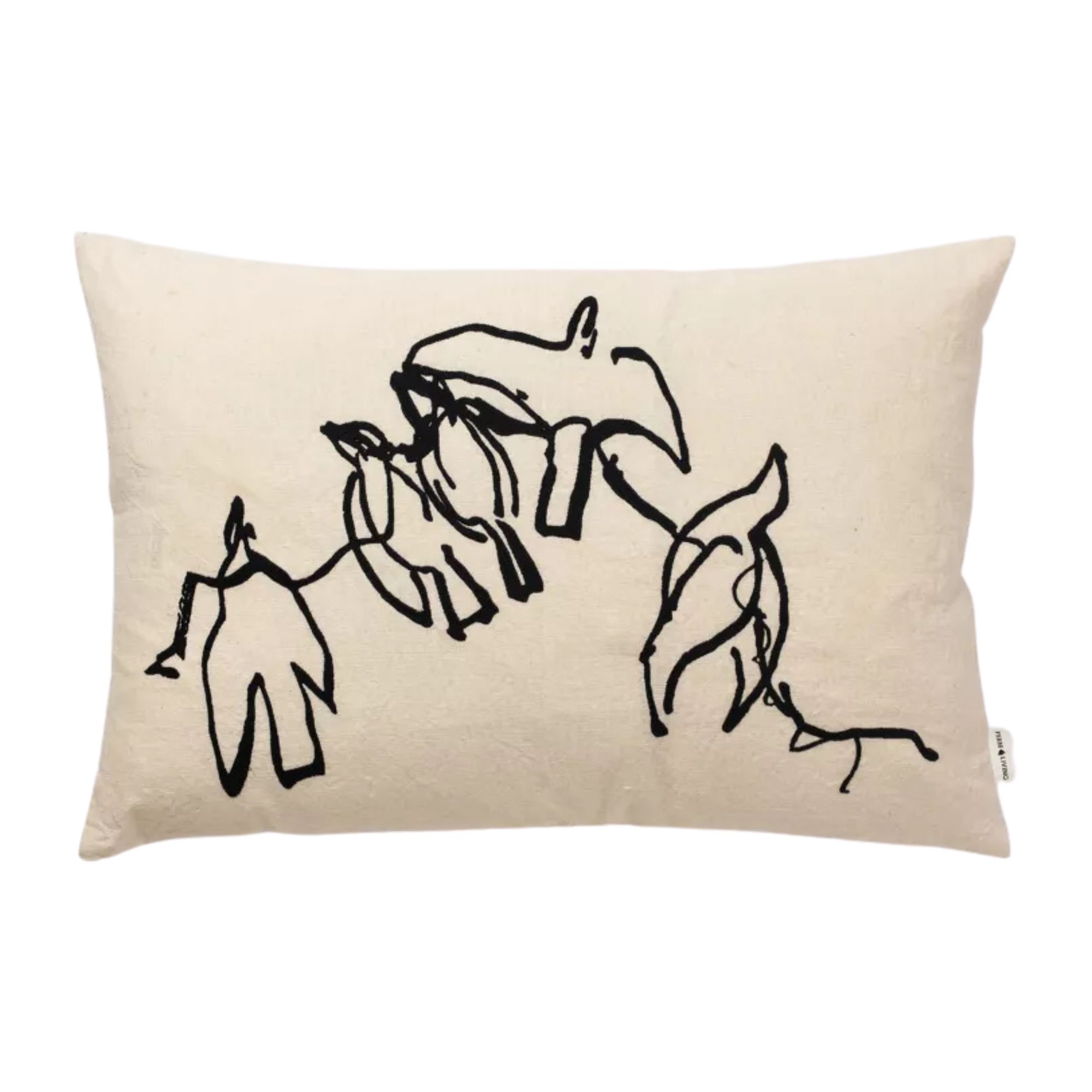 FERM LIVING, Utzon – Can Lis Vuelo Cotton and Linen-Blend Cushion 60cm X 40cm