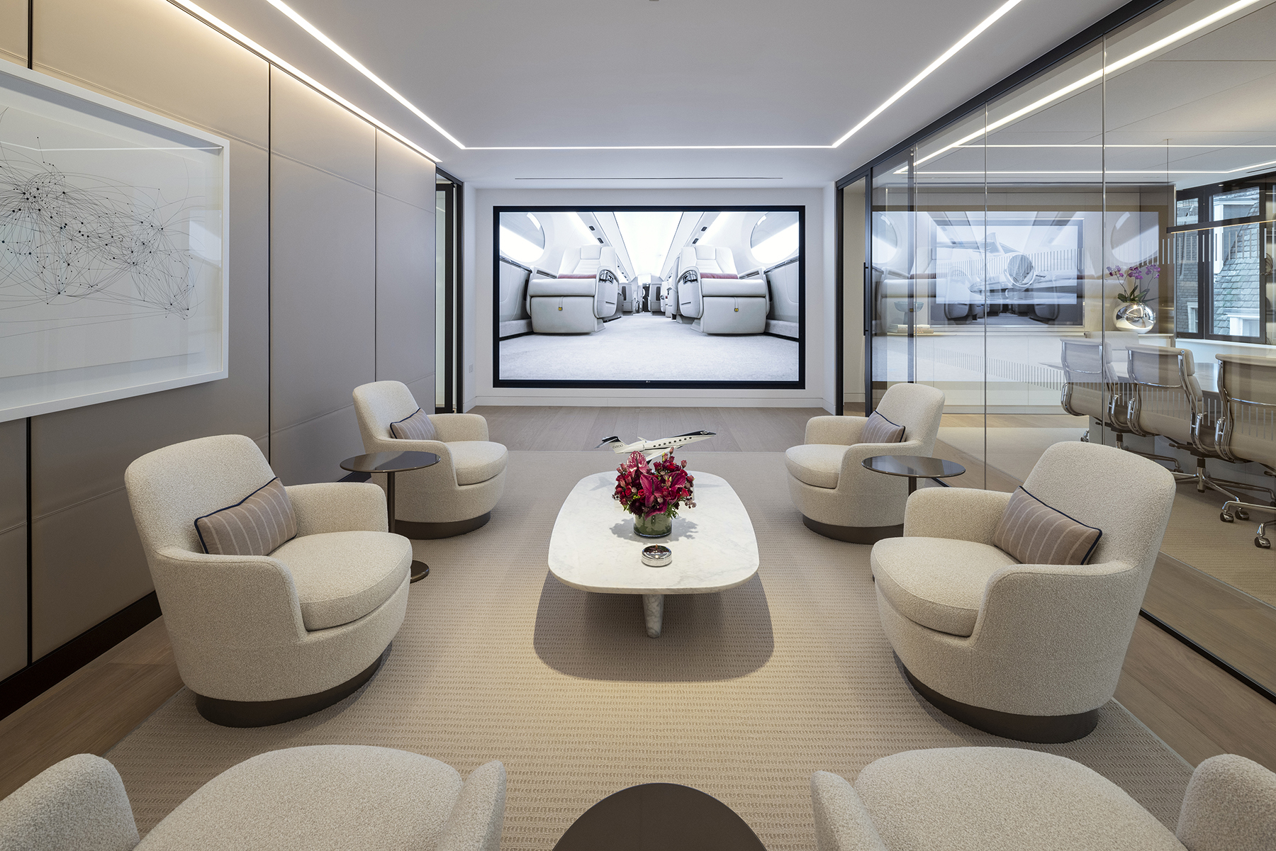 The new Gulfstream showroom, London