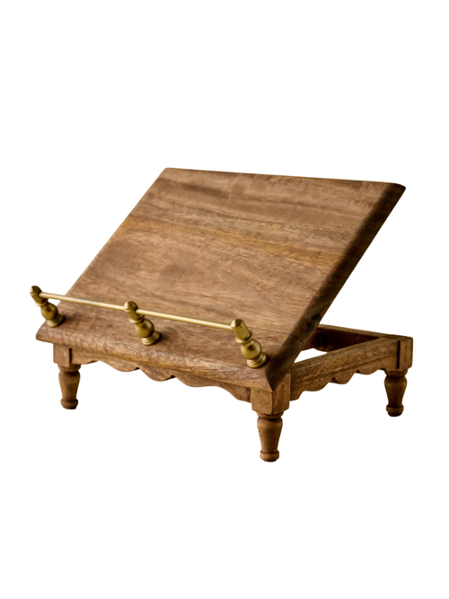 Vintage-Inspired Cookbook Holder + Riser