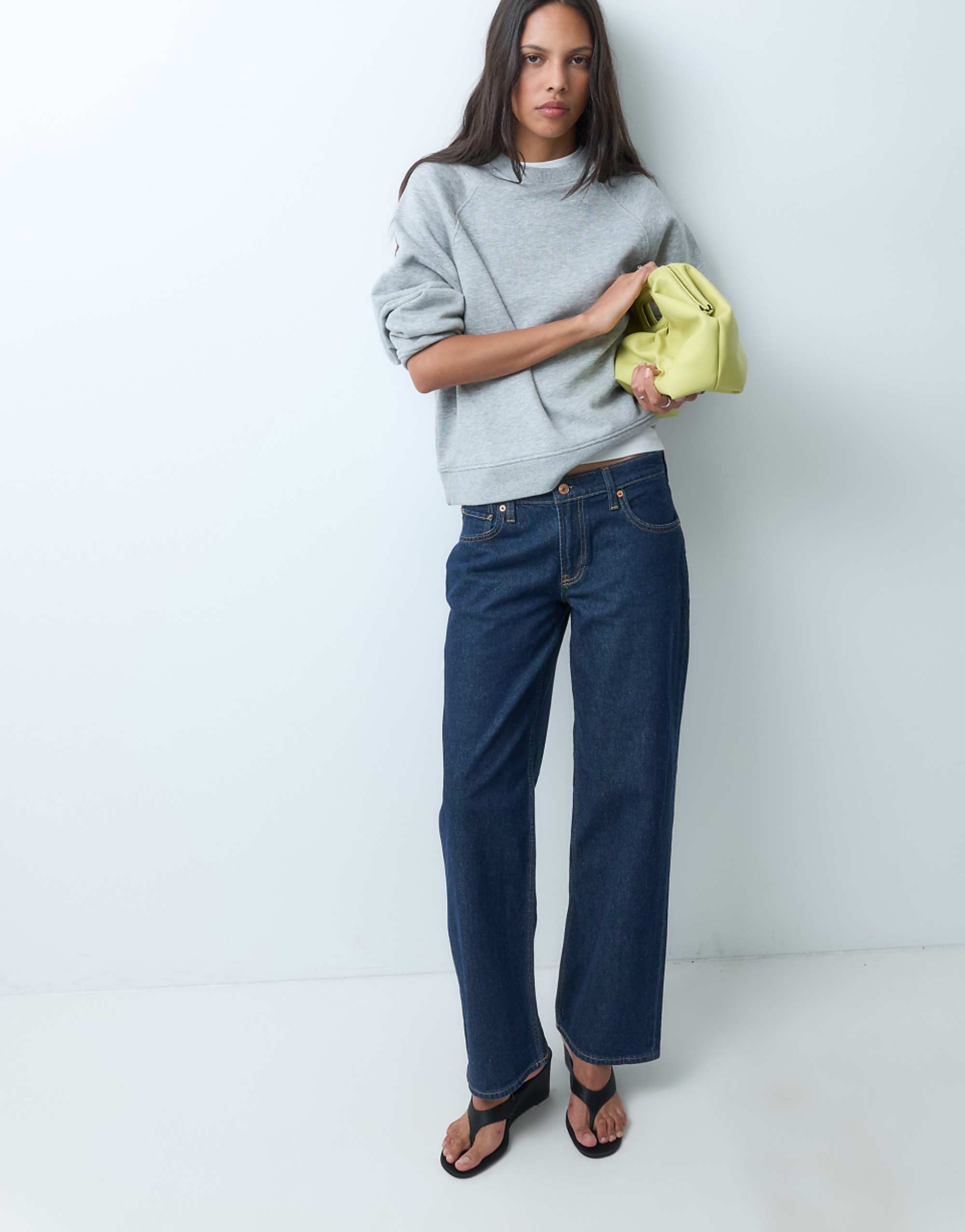 Gap 90s Loose Straight Leg Jeans in Dark Blue