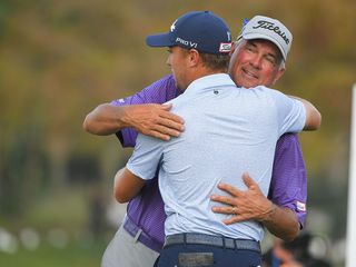 justin thomas with dad