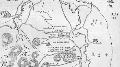 Map of the Battle of Flodden Field © Print Collector/Getty Images