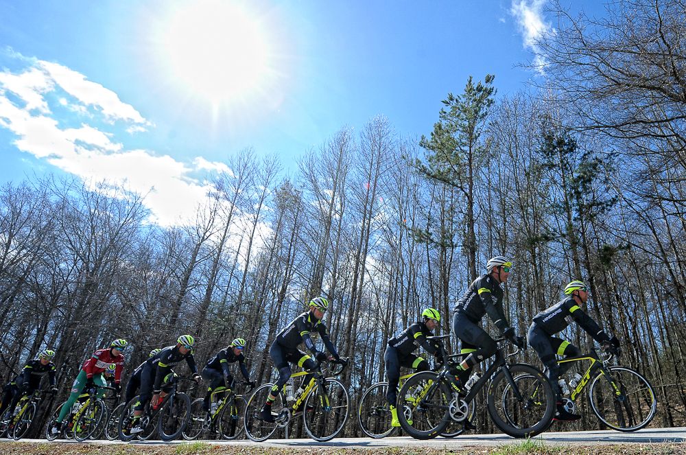 Holowesko-Citadel riders train near Greenville, South Carolina
