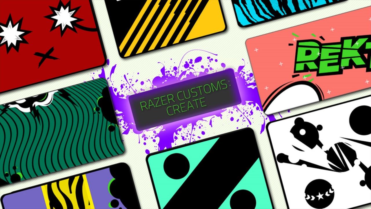 Go custom crazy with Razer Customs and create your own unique mouse mat ...