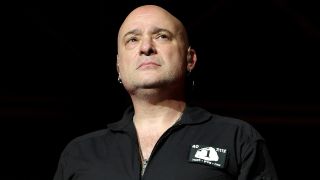 Disturbed singer David Draiman onstage in 2025