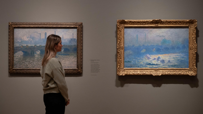 Monet and London exhibition at the Courtauld Gallery.