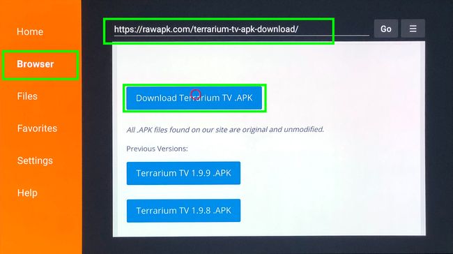 terrarium tv download fail