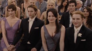 Attendees at Edward and Bella's wedding in Twilight: Breaking Dawn Part 1