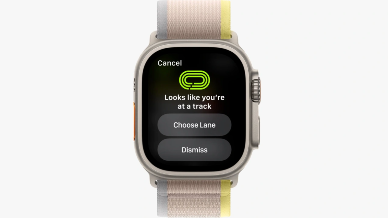 a photo of Track Detection on Apple Watch Ultra