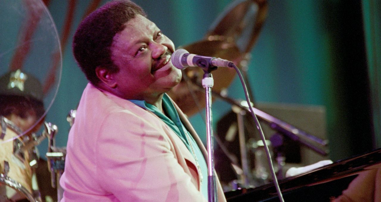 Fats Domino performs