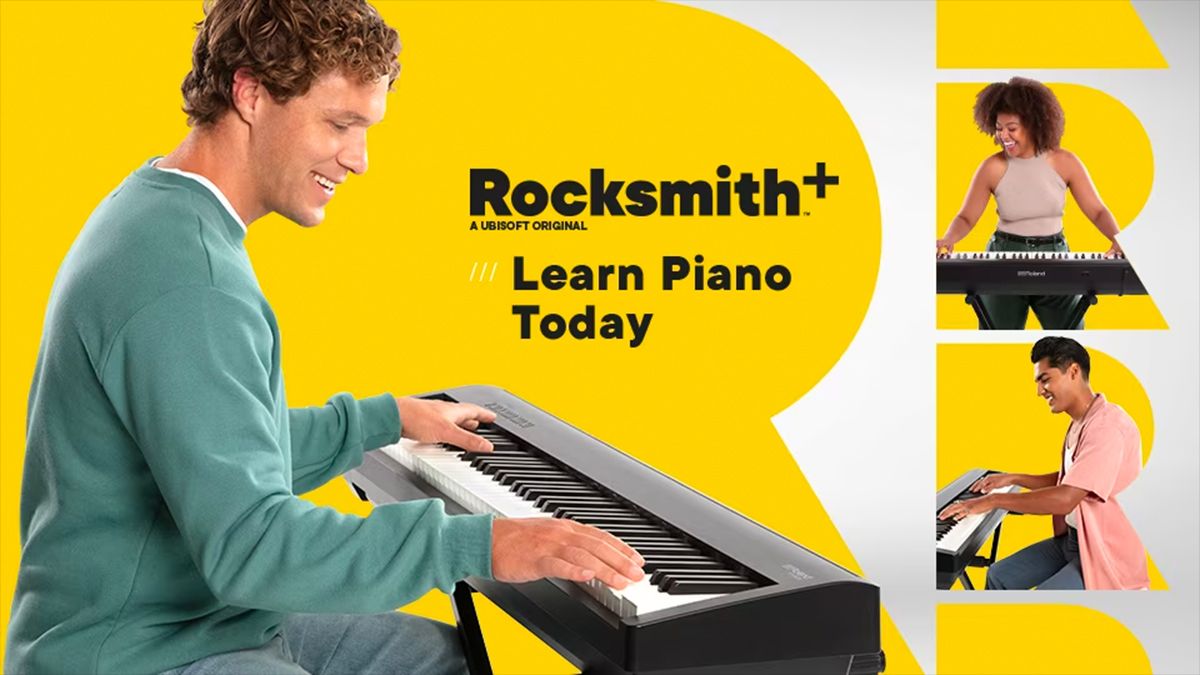 Ubisoft’s Rocksmith+ can now teach you to play piano as well as guitar: use the 'falling notes' method or the sheet music view