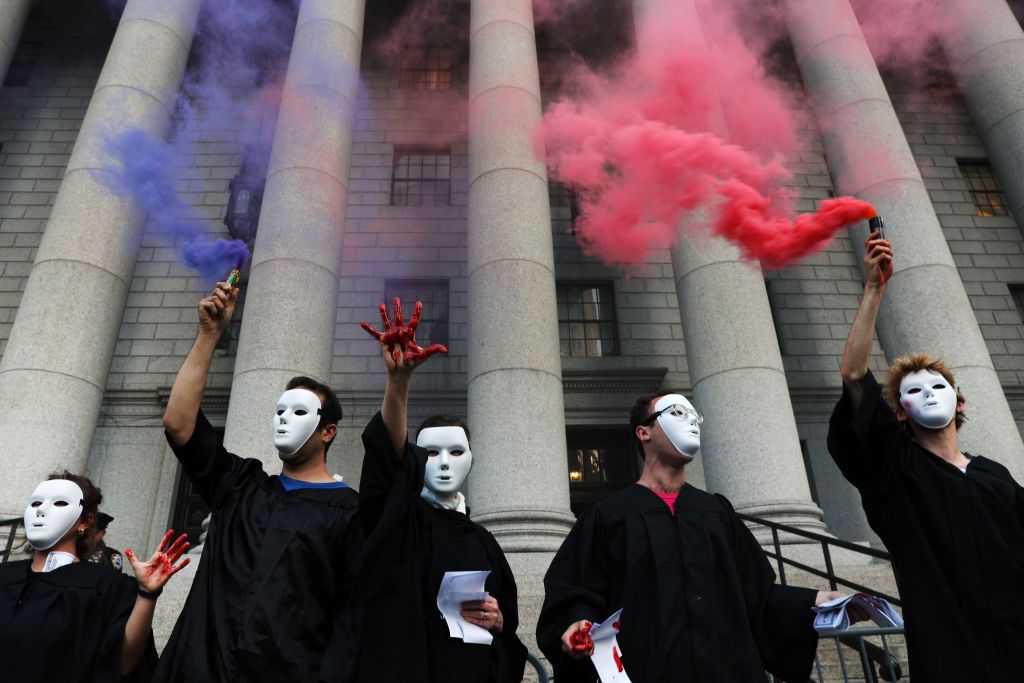 Climate change Supreme Court protest