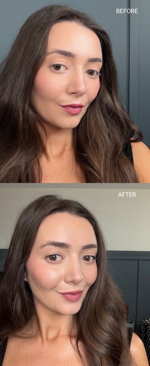 Dionne brighton testing uklash lash lift gel before and after