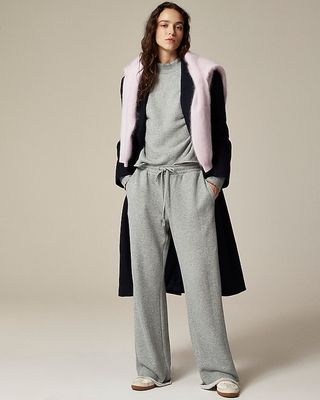 Heritage Terry Wide-Leg Sweatpant