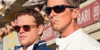 Ford versus Ferrari stars Matt Damon and Christian Bale