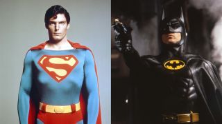 Christopher Reeve's Superman and Michael Keaton's Batman