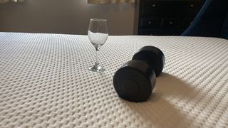 Simba Hybrid Ultra mattress review motion isolation test