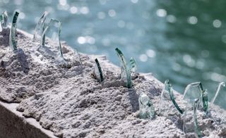 recycled shards of Berengo’s glass set in concrete