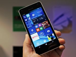 Microsoft Lumia 550 front
