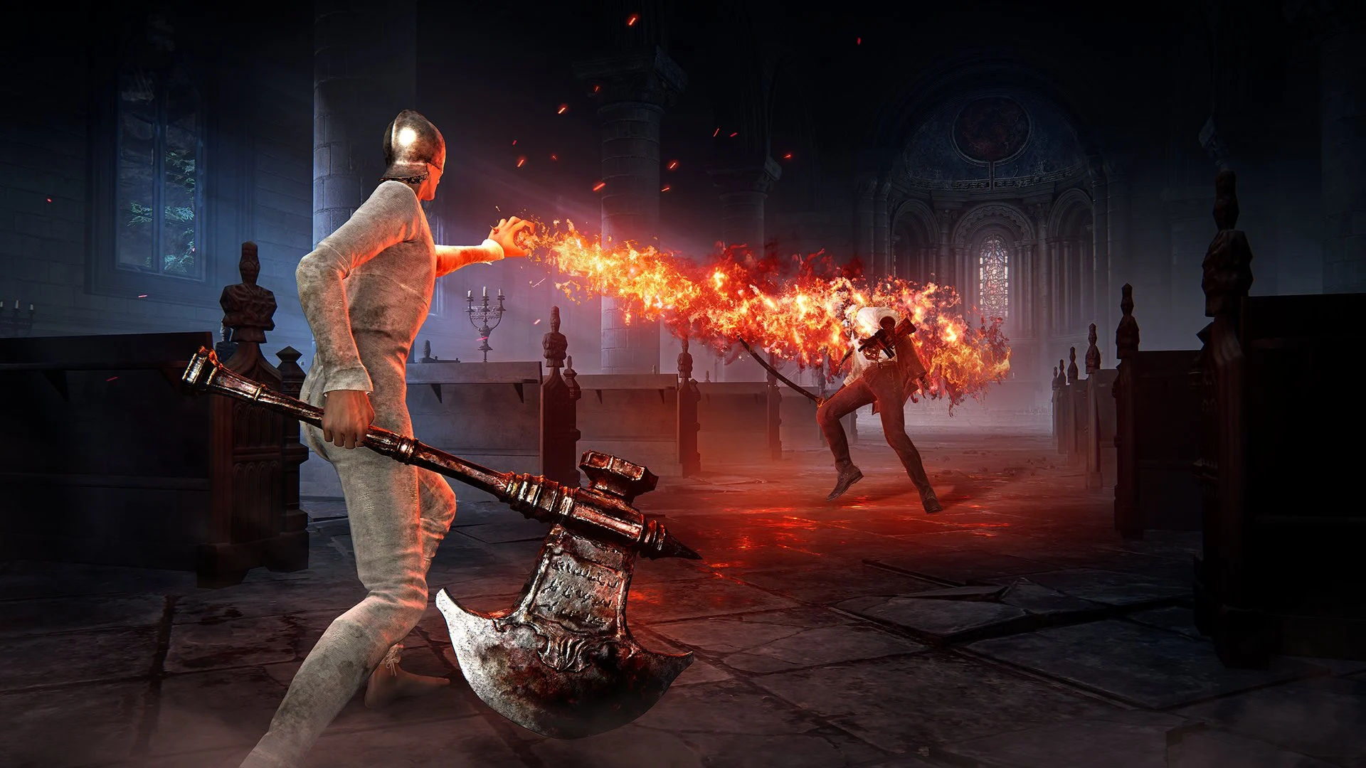 Screens of a Nintendo Switch 2 gothic horror game