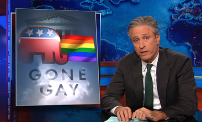 The Daily Show explores the GOP's (probably fleeting) embrace of gay marriage