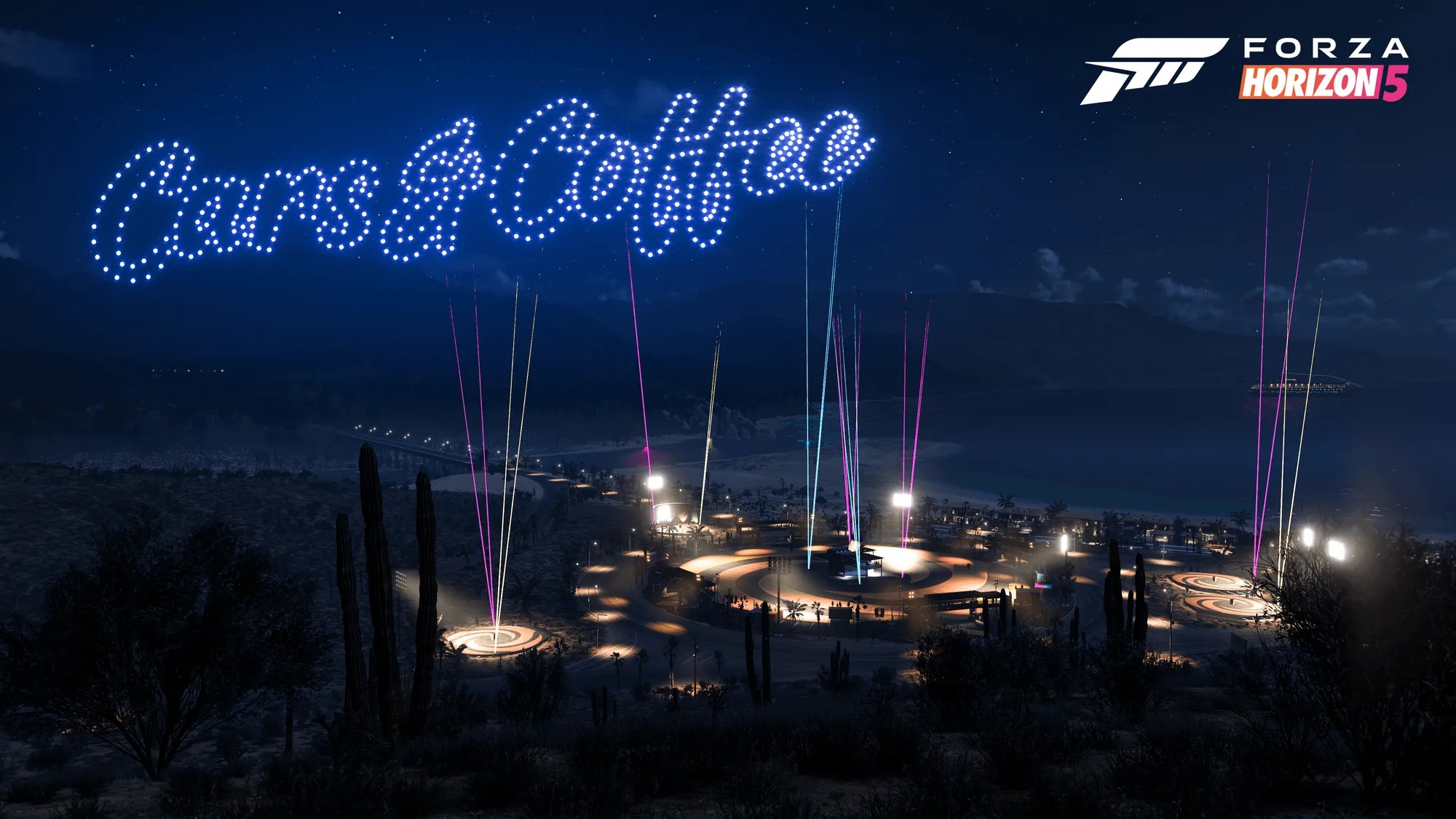 Screenshot of Forza Horizon 5: Cars & Coffee.