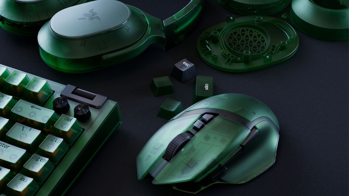 Image of the Razer Phantom Green Collection.