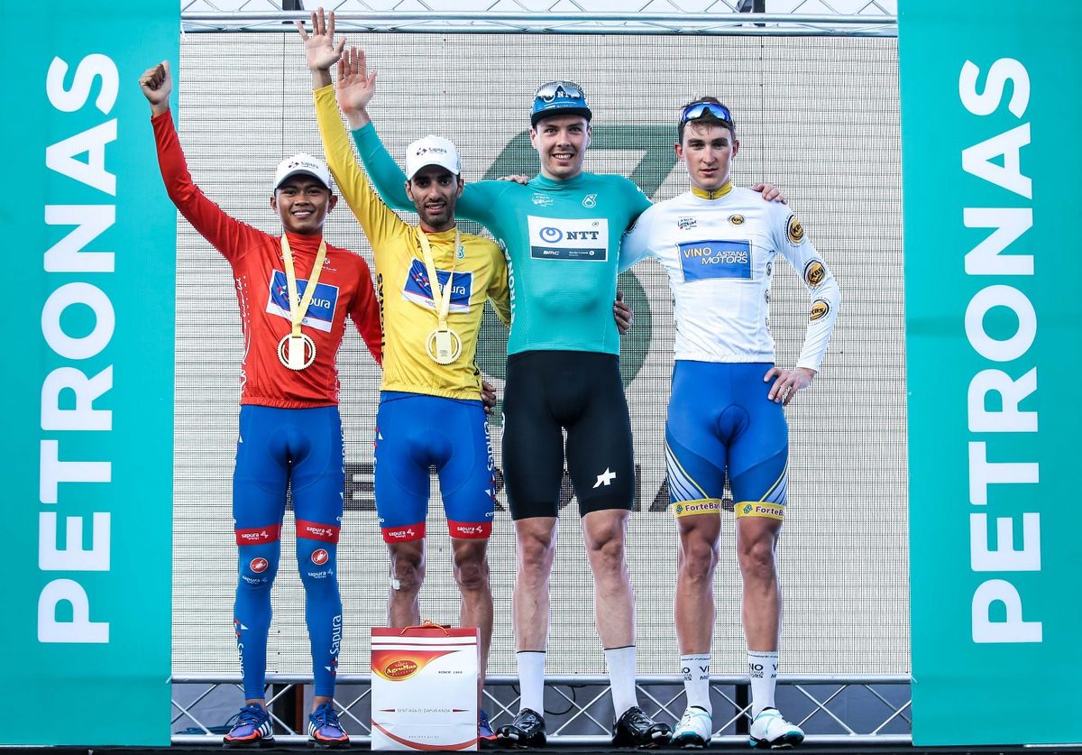 The Le Tour de Langkawi final podium