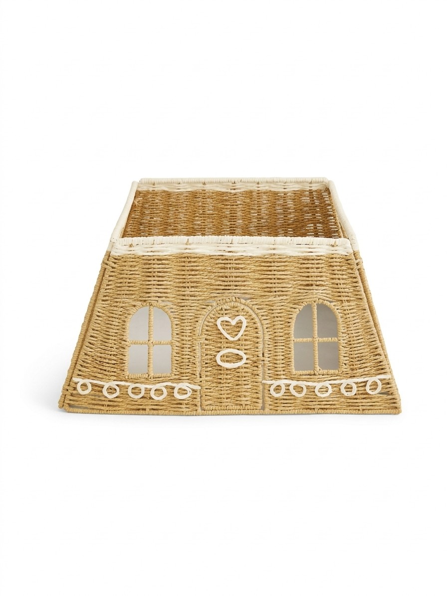 Dunelm Folding Paper Rope Gingerbread House Tree Skirt