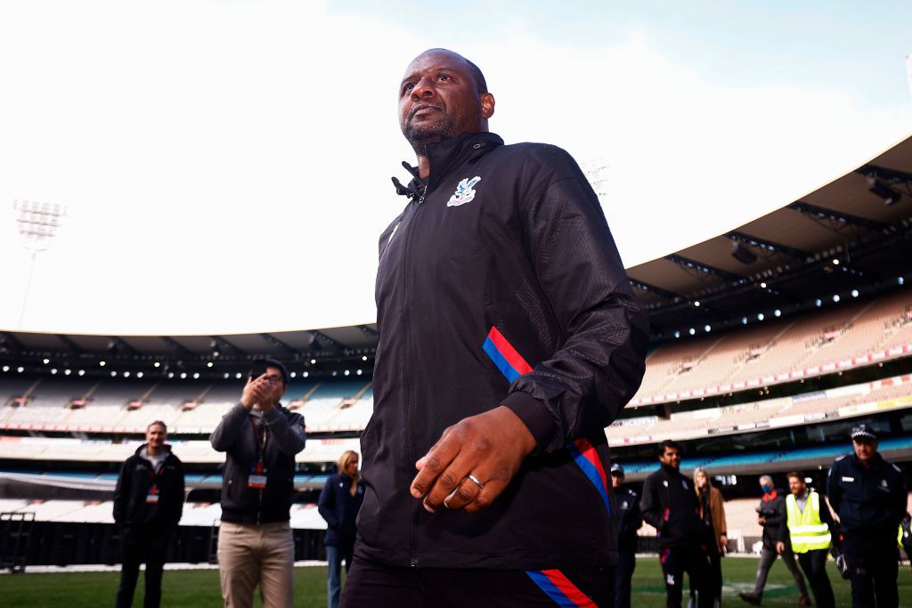 Crystal Palace 2022/23 season preview and prediction: Crystal Palace head coach Patrick Vieira during a Crystal Palace pre-season training session at Melbourne Cricket Ground on July 18, 2022 in Melbourne, Australia.