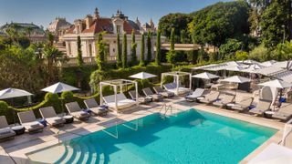 Relax with a swim at the Odyssey pool at Hotel Metropole Monte-Carlo