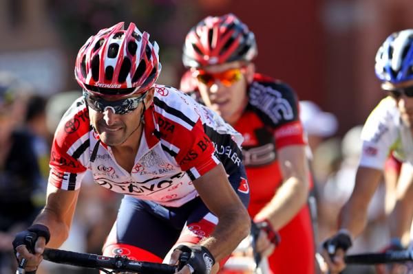 Francesco Mancebo (Canyon Bicycles) stayed near the front all day to protect himself.