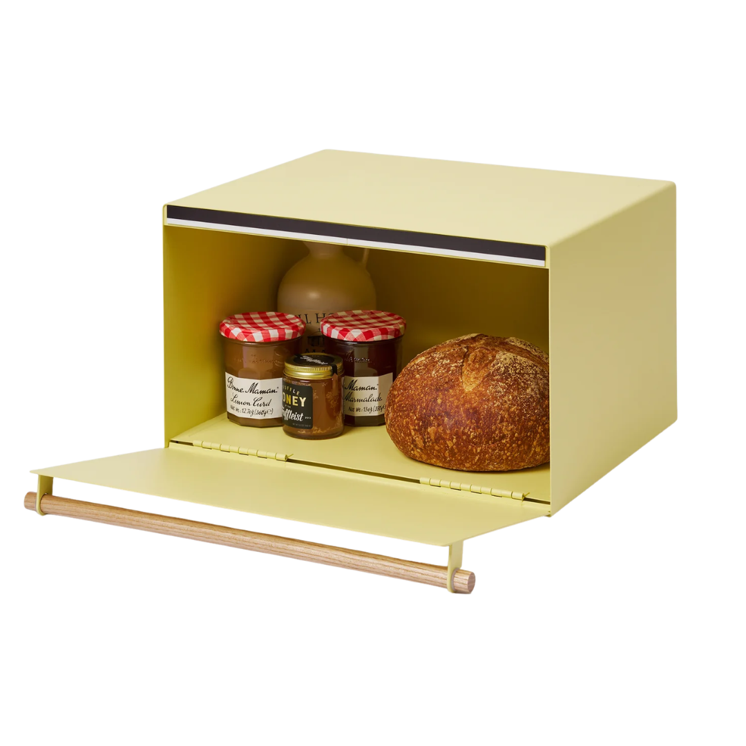 Bread Box - Steel + Wood
