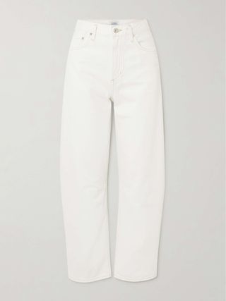 Miro Relaxed High-Rise Barrel-Leg Jeans