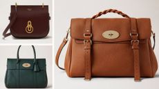 three of the best Mulberry bags to invest in right now: Amberley, Bayswater and Alexa