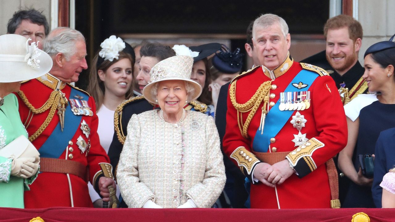 The Queen and Prince Andrew