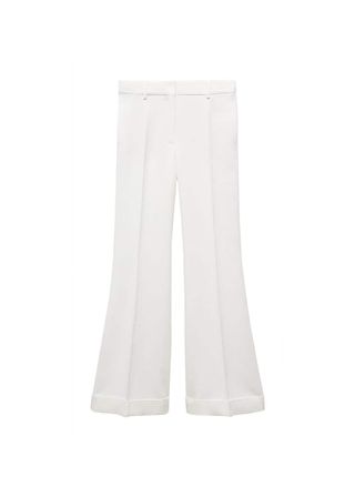 Flared Suit Trousers - Women
