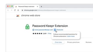 Google Chrome Web Store Featured badge