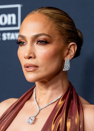 Jennifer Lopez attends the 67th Annual GRAMMY Awards - Pre-GRAMMY Gala & GRAMMY Salute to Industry Icons Honoring Jody Gersonon at the Beverly Hilton on February 01, 2025 in Los Angeles, California