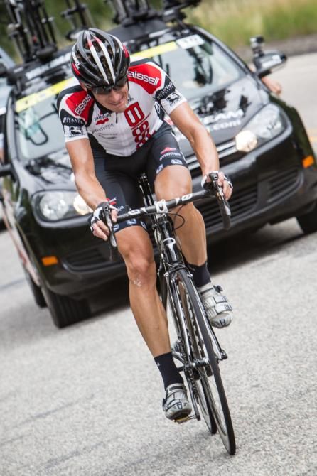 Jason Mccartney (Bissell) chased hard to try to get into todays break.