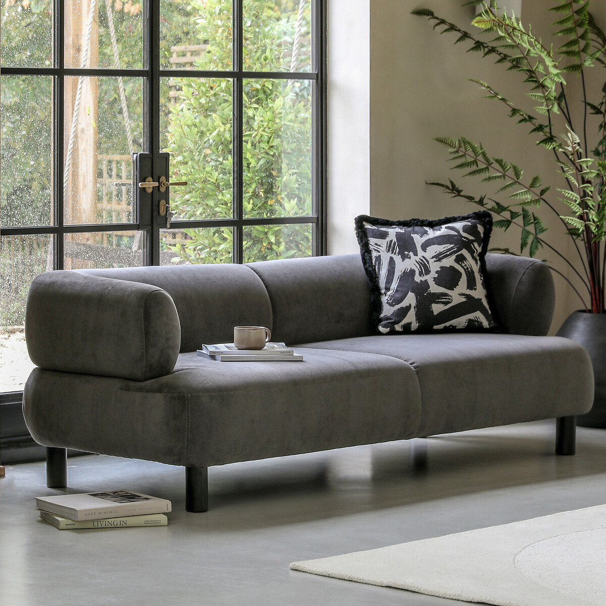 &amp;Eacute;DIT&amp;Eacute;, Metis Sculptural Soft Brushed 3 Seater Sofa