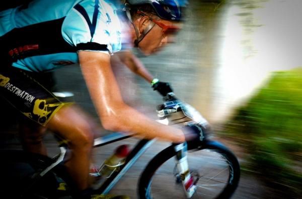 Early leader and King of the Mountains winner Matthys Beukes