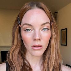 An image of influencer @allisonmcnamara after using one of the best eyelash curlers.