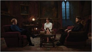 Daniel Radcliffe, Rupert Grint, and Emma Watson together for the Harry Potter 20th Anniversary special