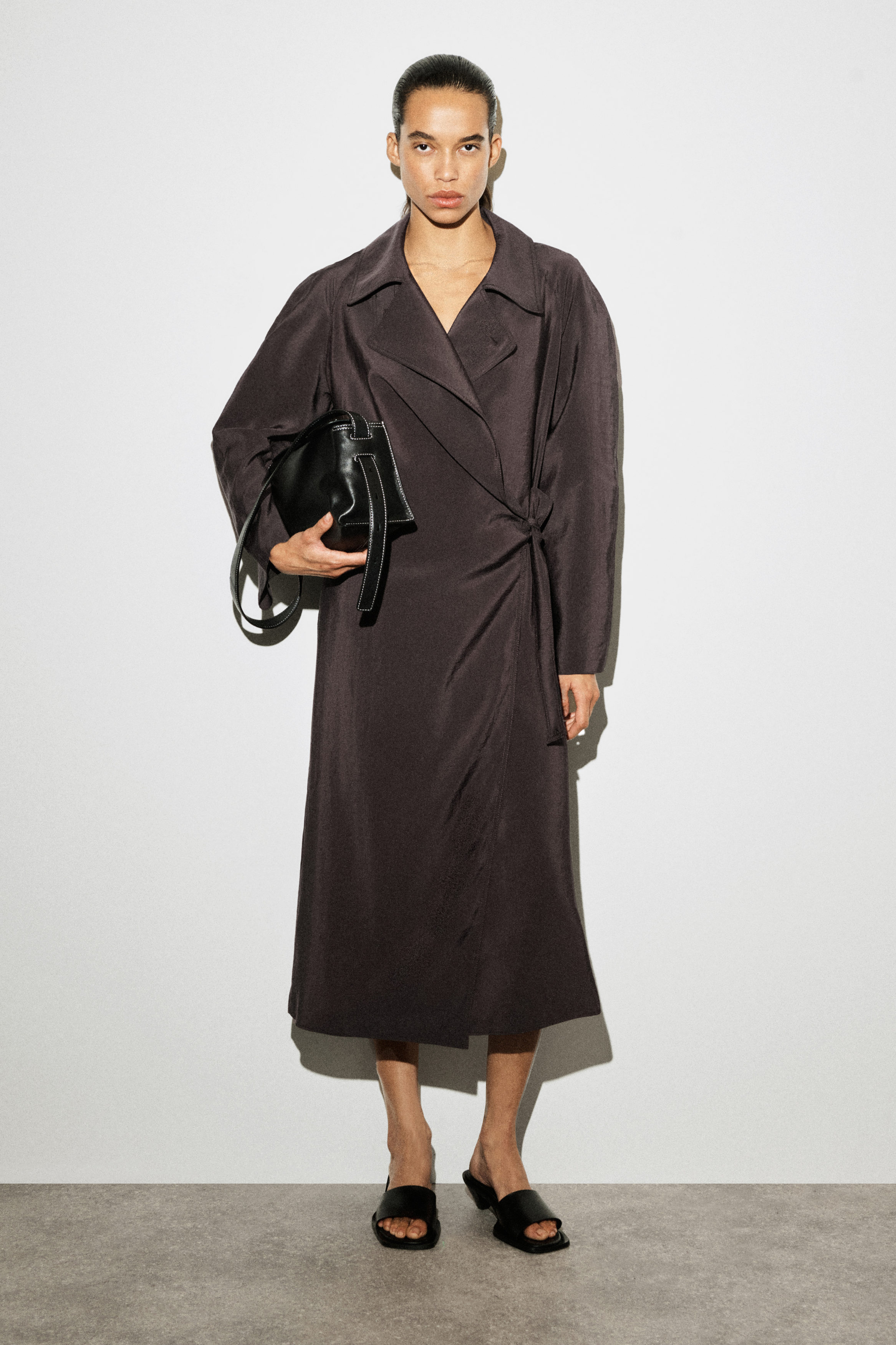 Utility Trench-Style Midi Dress