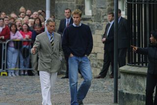 Prince William and Prince Charles