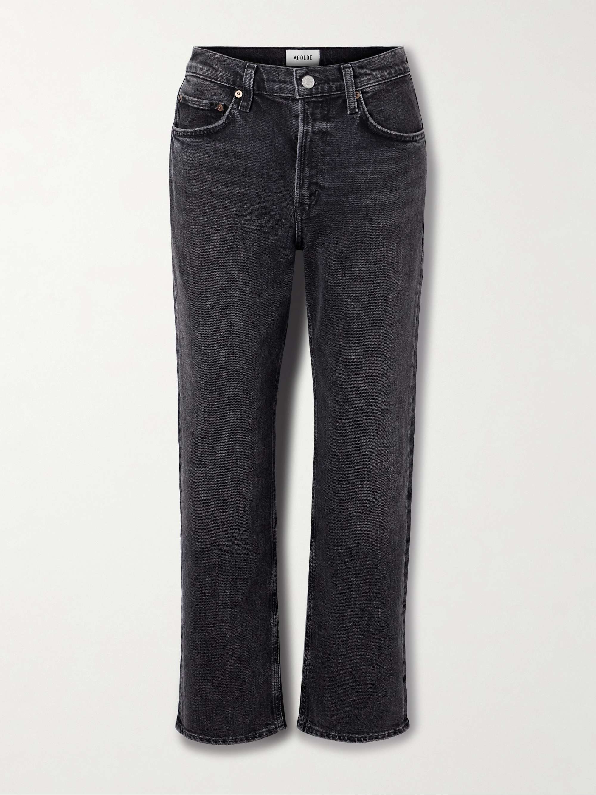 Valen Mid-Rise Straight-Leg Jeans