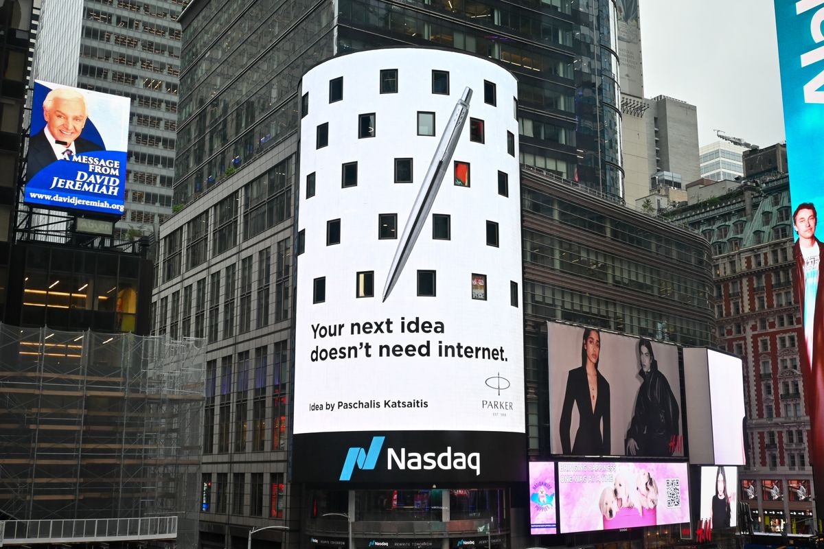 Parker Pen billboard
