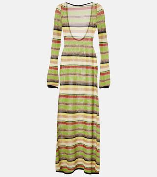 Coastline Striped Maxi Dress