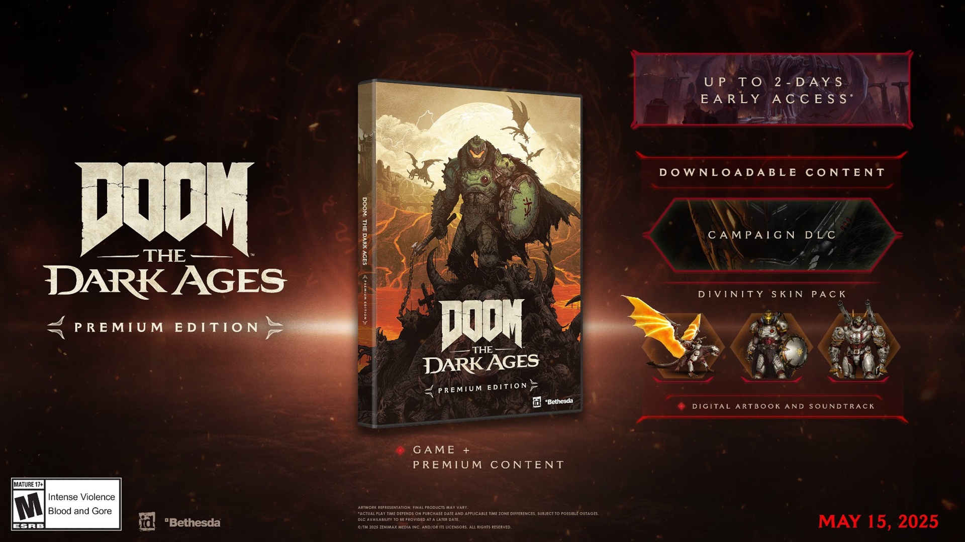 DOOM: The Dark Ages Premium Edition, including 2 days early access and campaign DLC